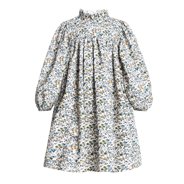 Special Edition Corduroy Dress Fiorella - White - Posh New York