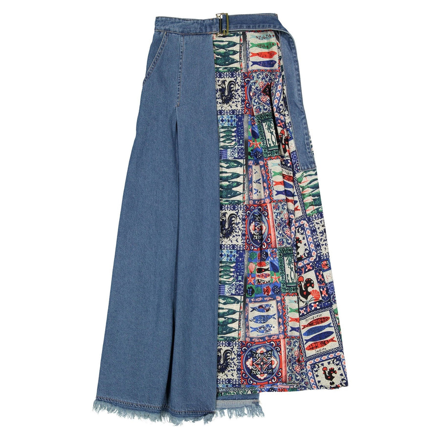 Split Denim - Denim Multi - Posh New York