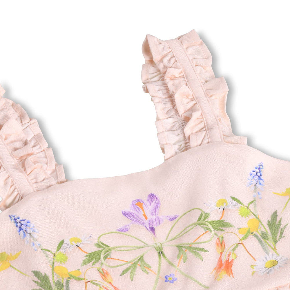 SS Dress - Vertical Flora - Posh New York