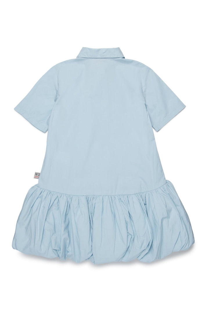 SS DROPWAIST BUBBLE DRESS - Blue - Posh New York