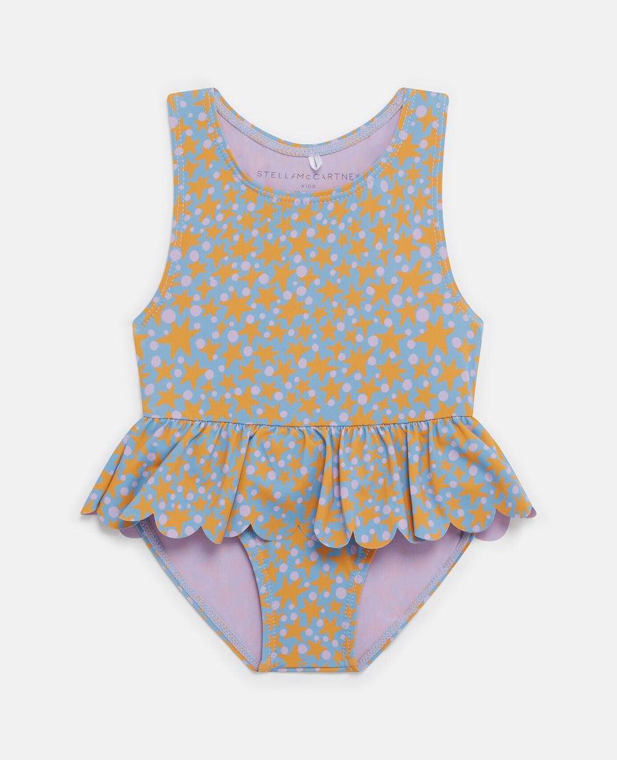 Stars And Dots Swimsuit - 606MC Blue - Posh New York