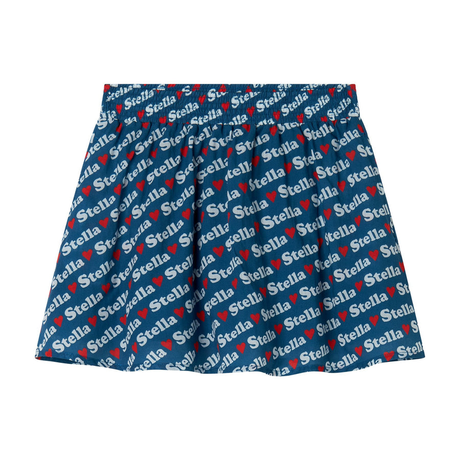 Stella Logo Skirt - Blue - Posh New York