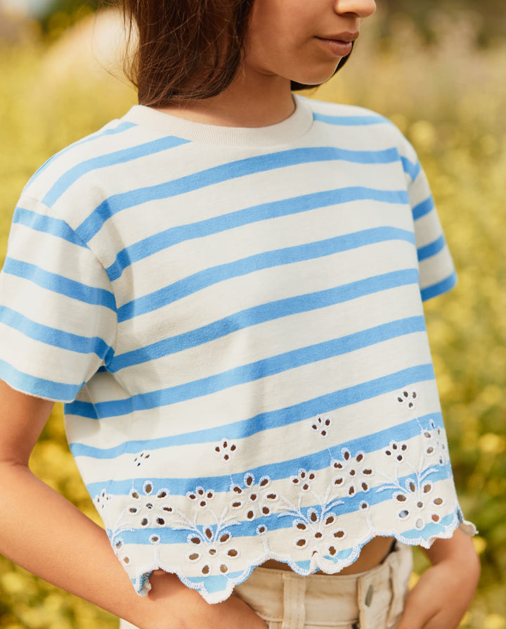 Stripe SS T-Shirt - Fresh Stripe - Posh New York