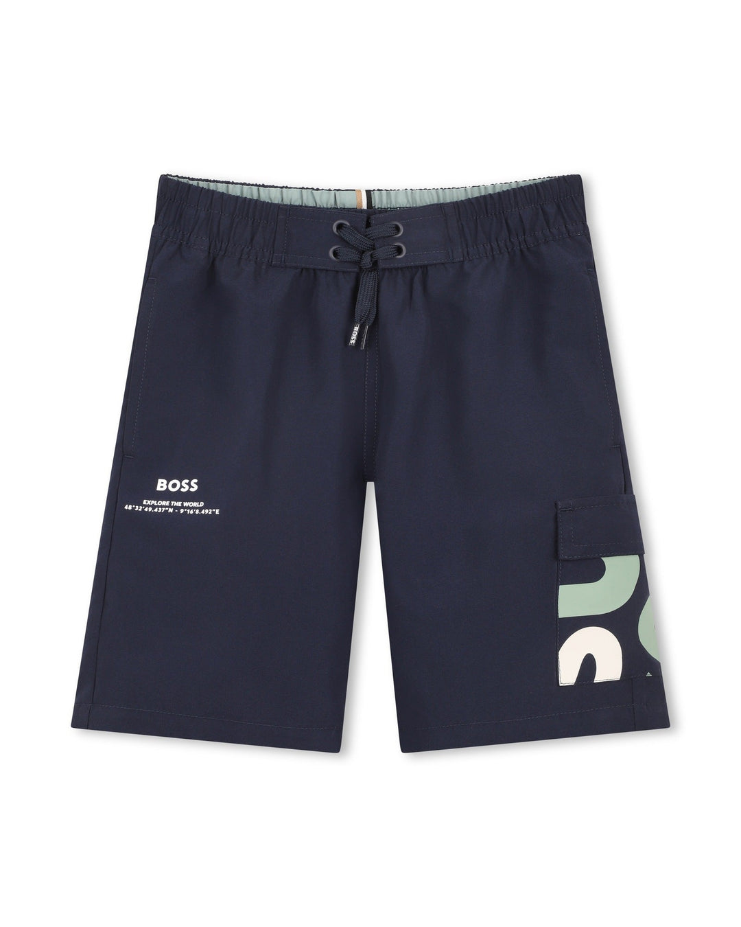 Surfer With Elasticated Waistband And Drawcord - 849 Navy - Posh New York