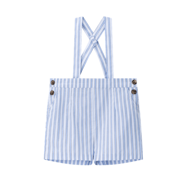 Suspender Shorts - Striped - Posh New York