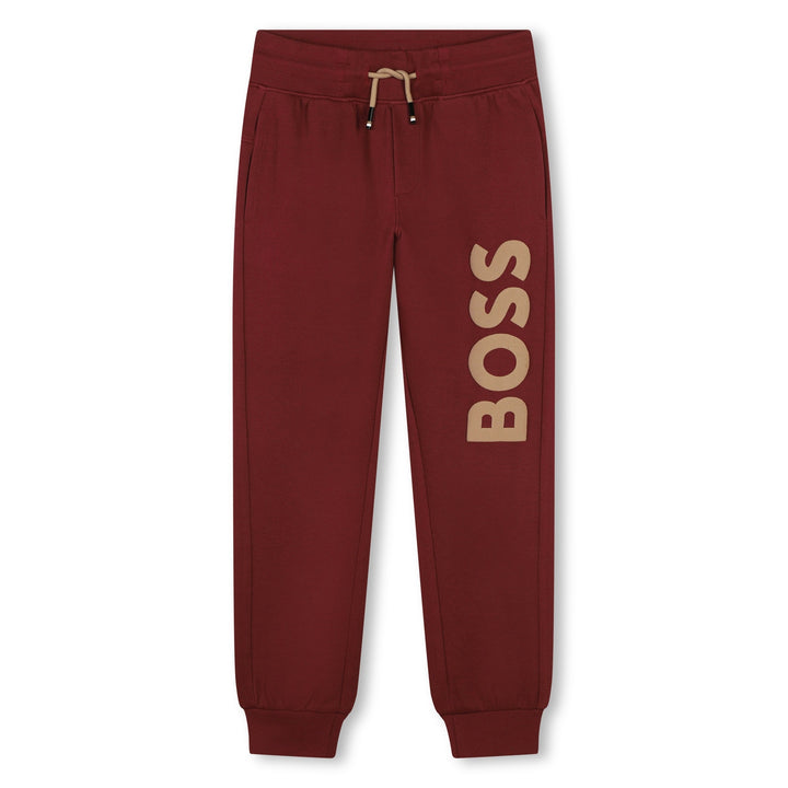 Sweatpants Gold Logo - Burgundy - Posh New York