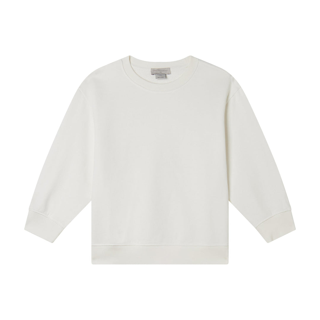 Sweatshirt with Logo Embro - White - Posh New York