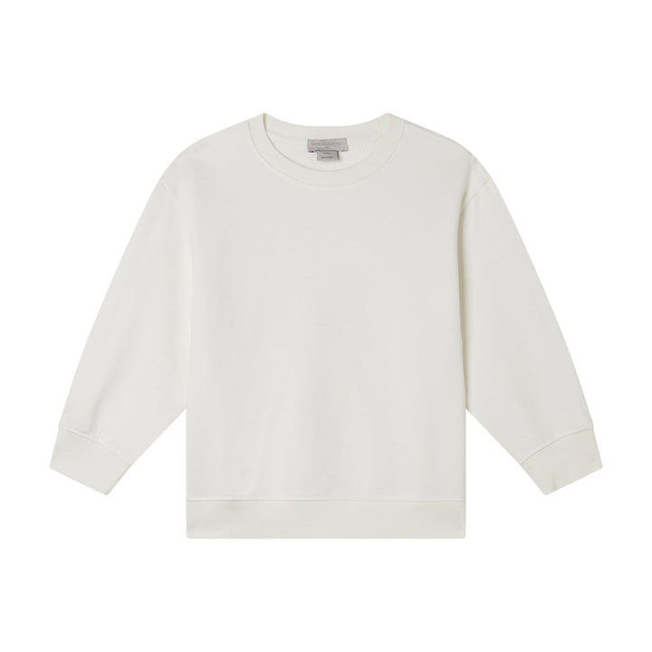 Sweatshirt with Logo Embro - White - Posh New York