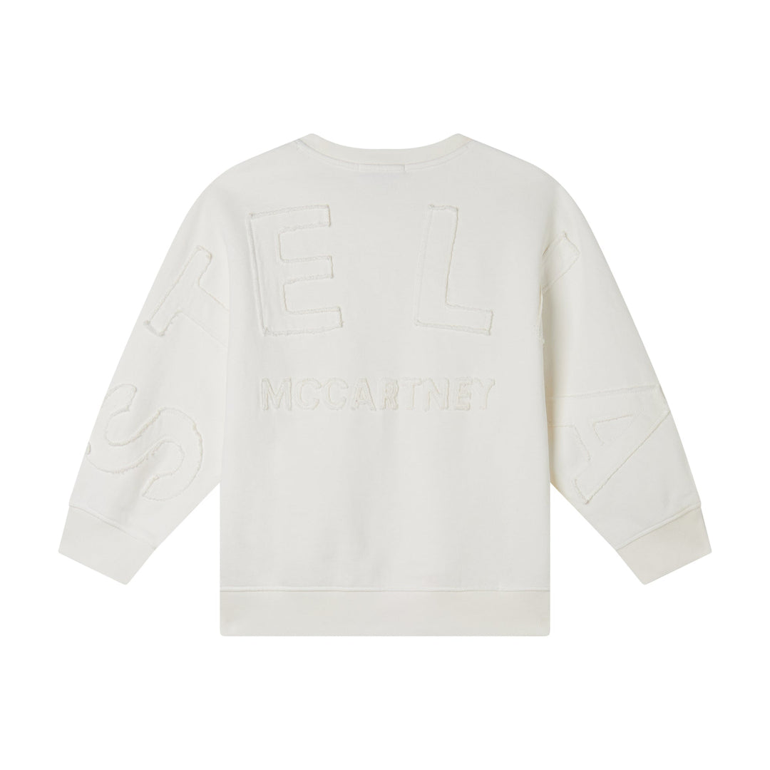 Sweatshirt with Logo Embro - White - Posh New York