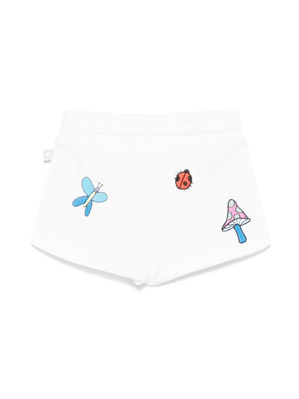 Sweatshorts with Fairyland Embro - White - Posh New York