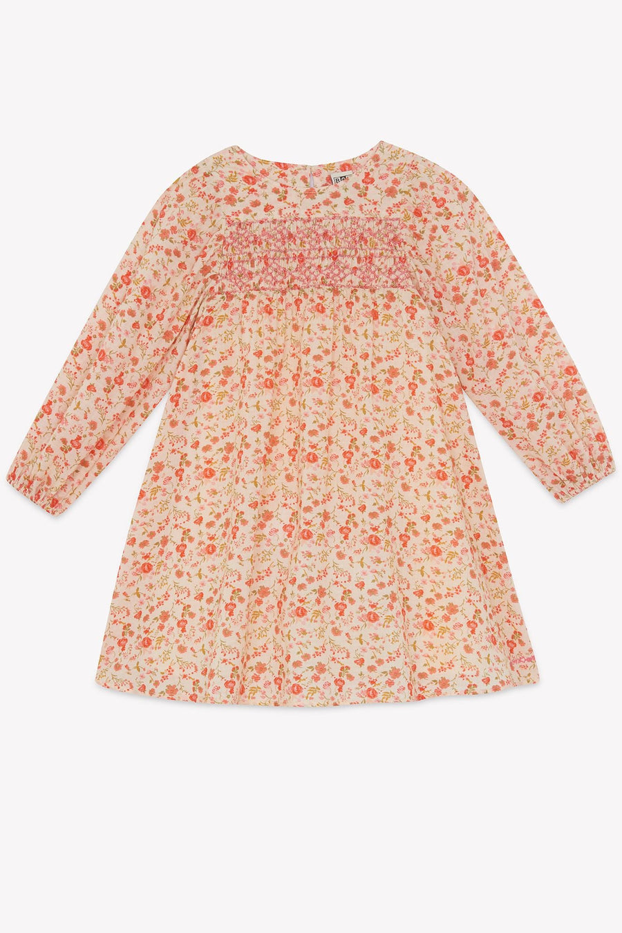 Sweet Red Floral LS Dress - Fleurs Indiennes - Posh New York