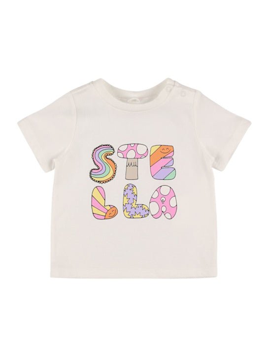 T-Shirt with Fairy Stella Lettering - White - Posh New York