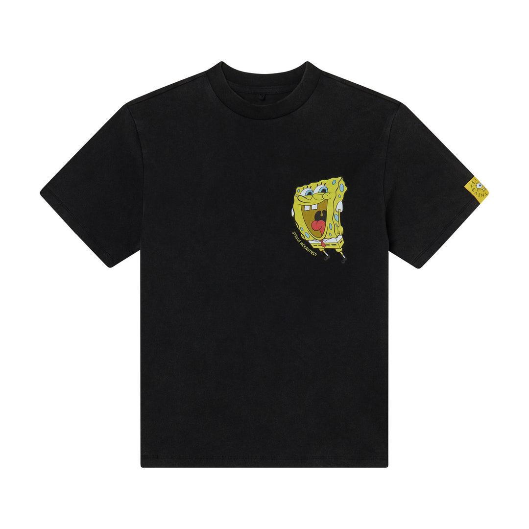 T-Shirt with Spongebob - Black - Posh New York