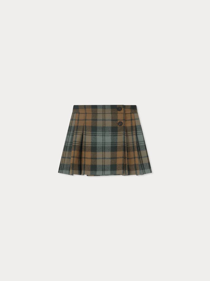 Talissa Skirt - Carreaux Marron - Posh New York