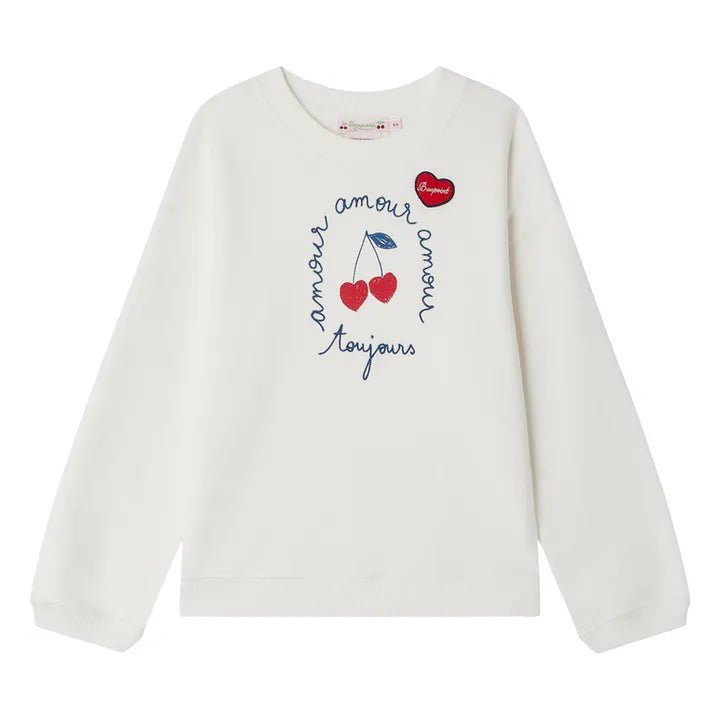 Tayla Sweatshirt - Off White - Posh New York