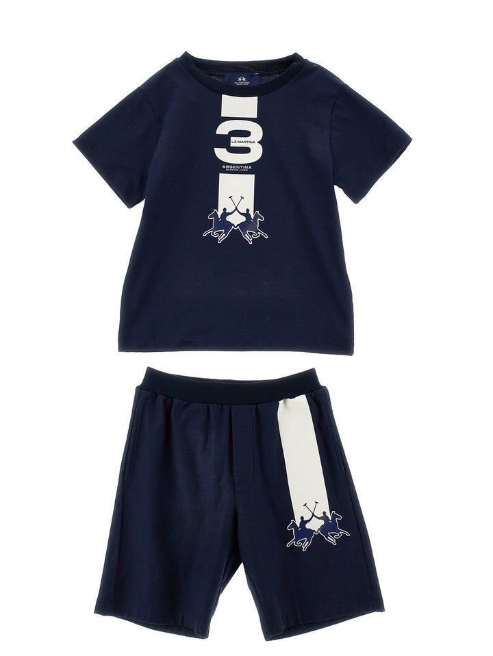 Tee with Shorts Set - Navy - Posh New York