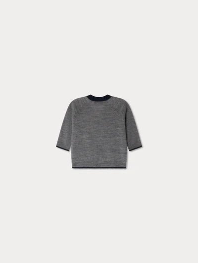 Teotim Cardigan - Ra Gris Moyen - Posh New York