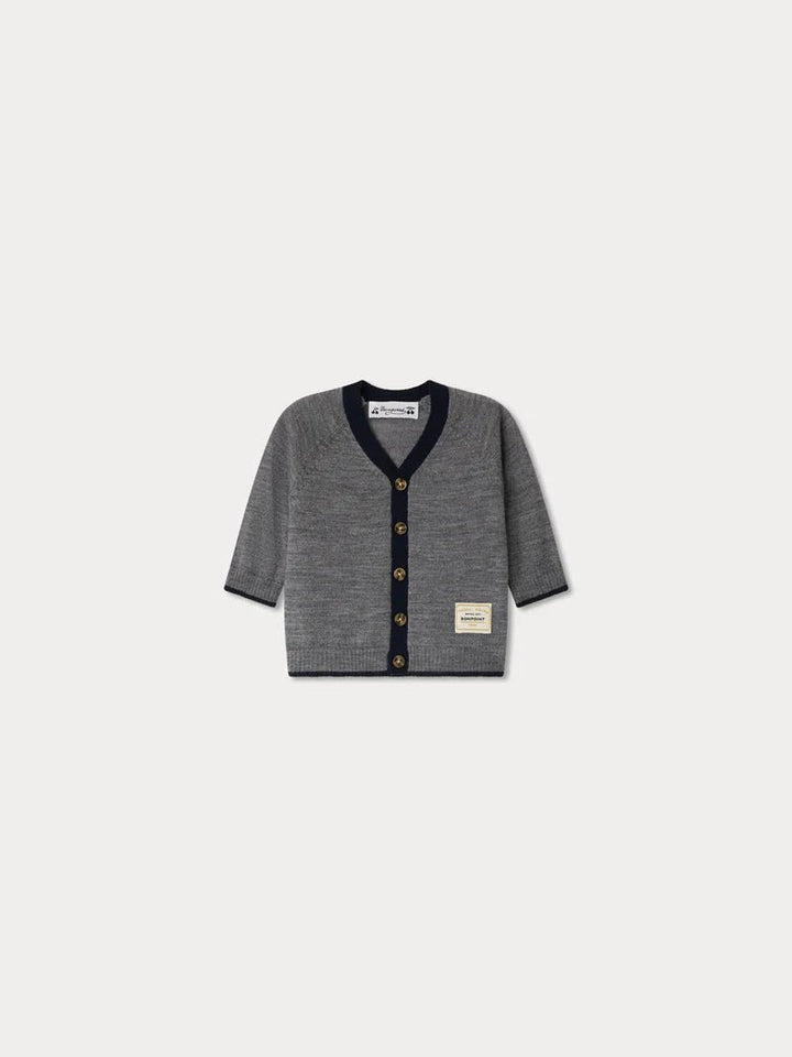 Teotim Cardigan - Ra Gris Moyen - Posh New York
