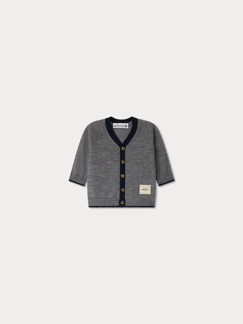 Teotim Cardigan - Ra Gris Moyen - Posh New York