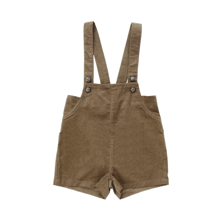 Thin Corduroy Overalls - Mocha - Posh New York