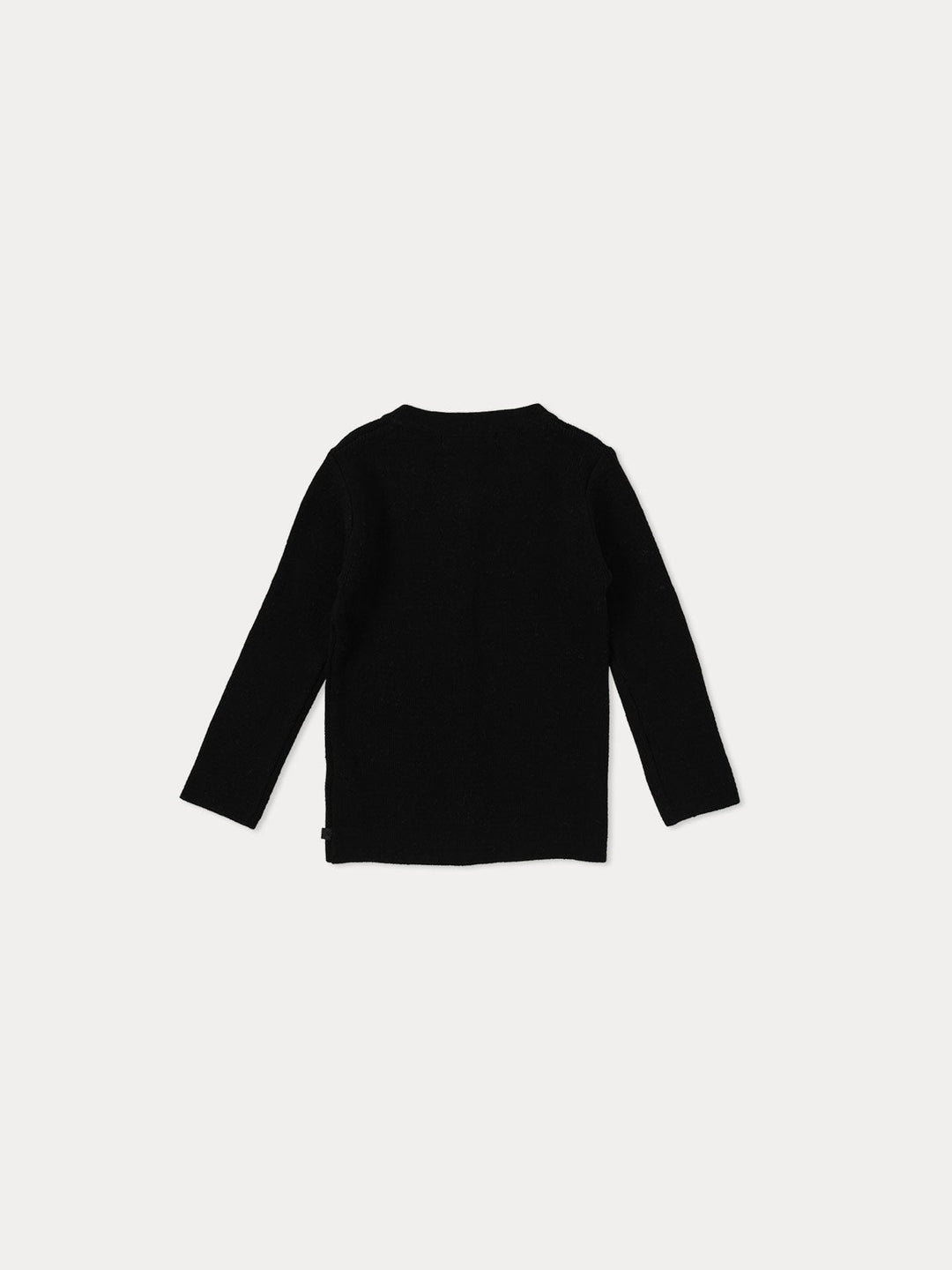 Tidy Ribbed Knit Cardigan - Black - Posh New York