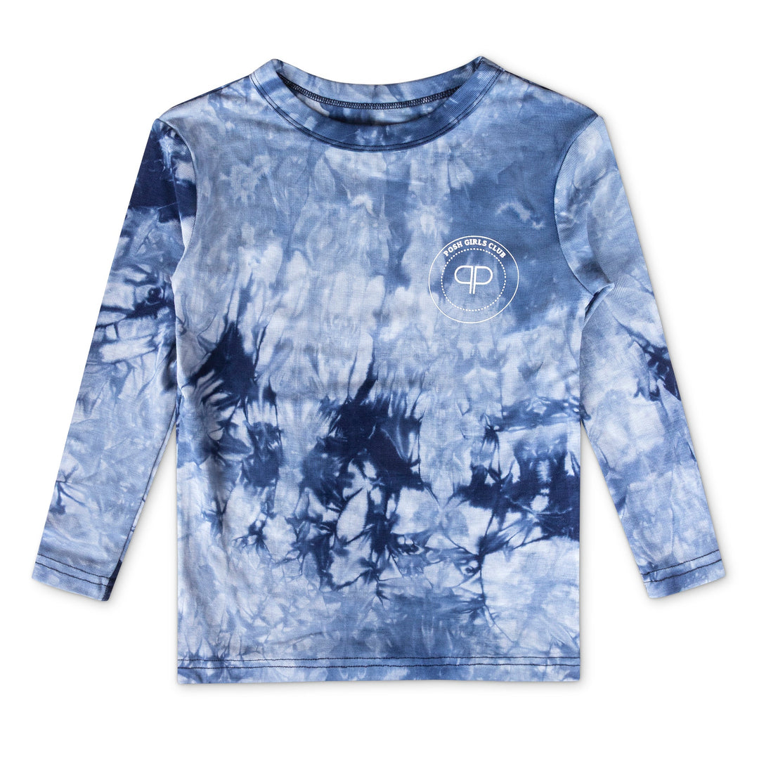 Tie Dye T-shirt - Navy Tie Dye - Posh New York