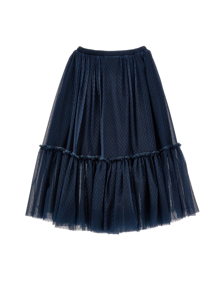 Tulle Skirt - Blue - Posh New York