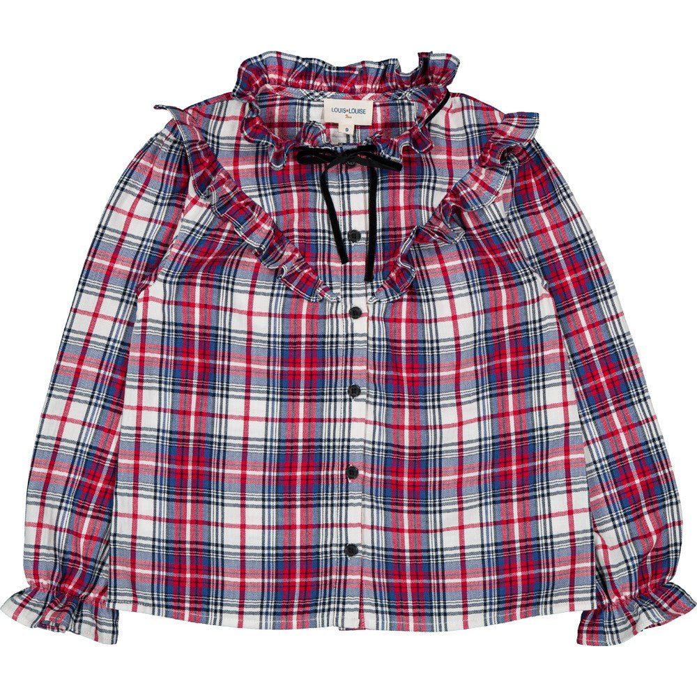 Tunic Imani - Off White/Red - Posh New York