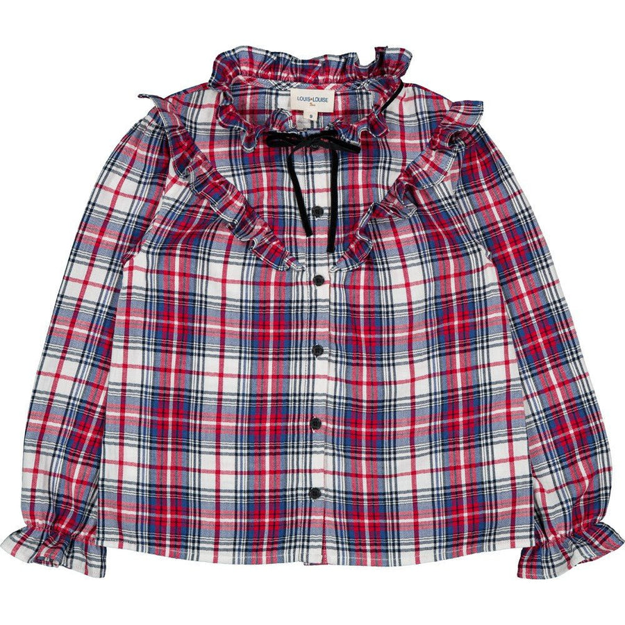 Tunic Imani - Off White/Red - Posh New York