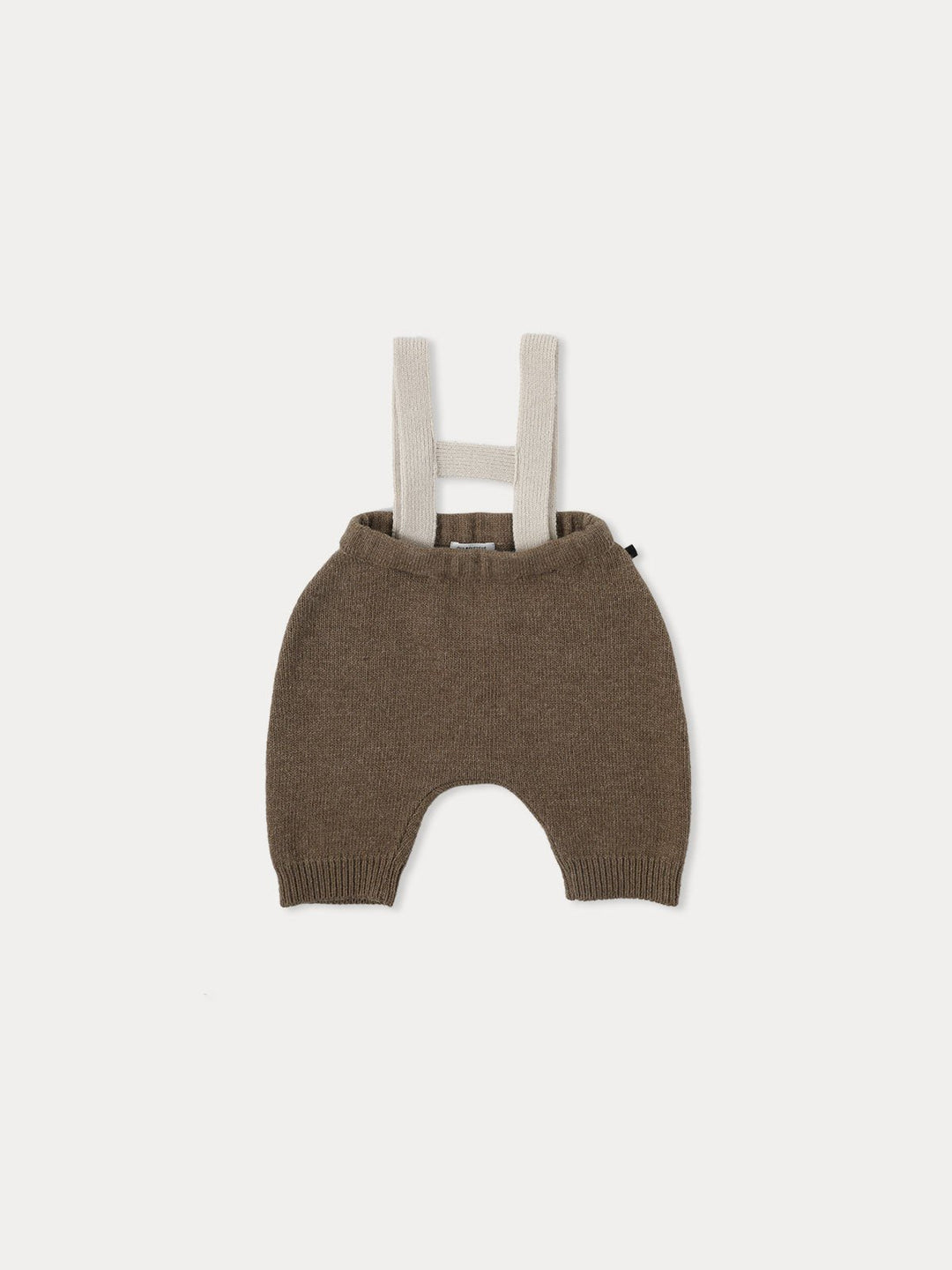 Tyrol Knit Suspender Pants - Khaki Brown - Posh New York