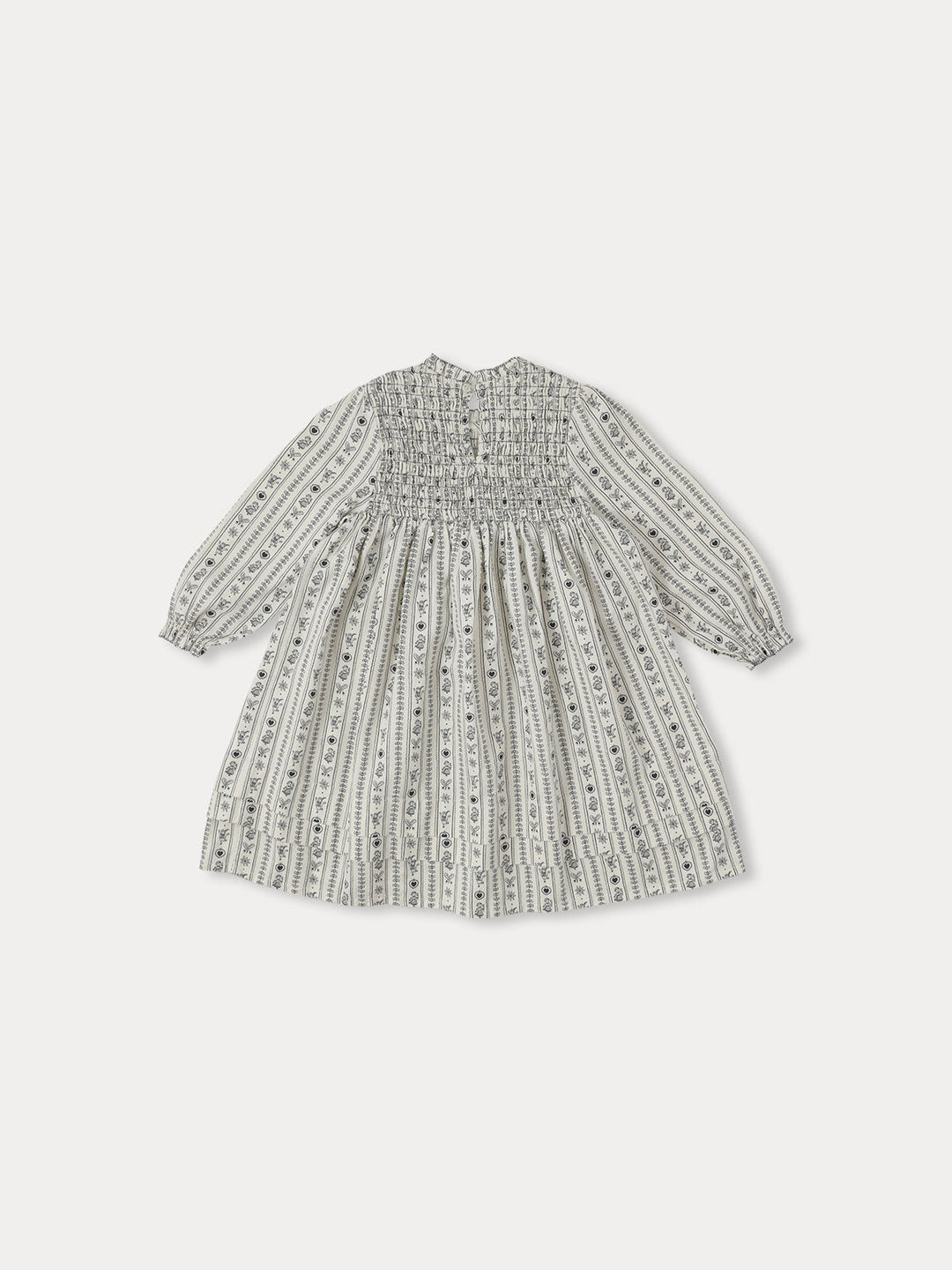 Tyrol Smocking Dress - Navy - Posh New York