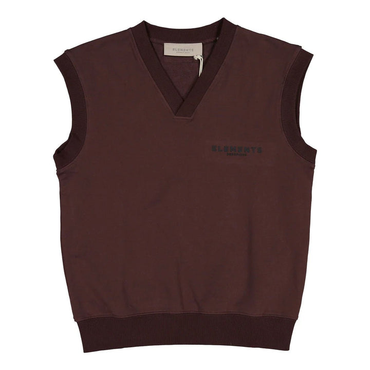 Umber Sweatshirt Vest - Umber - Posh New York