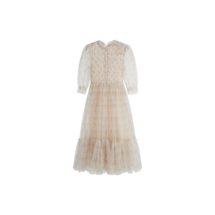 Valentina Dress Cream Flower - Cream Flower - Posh New York