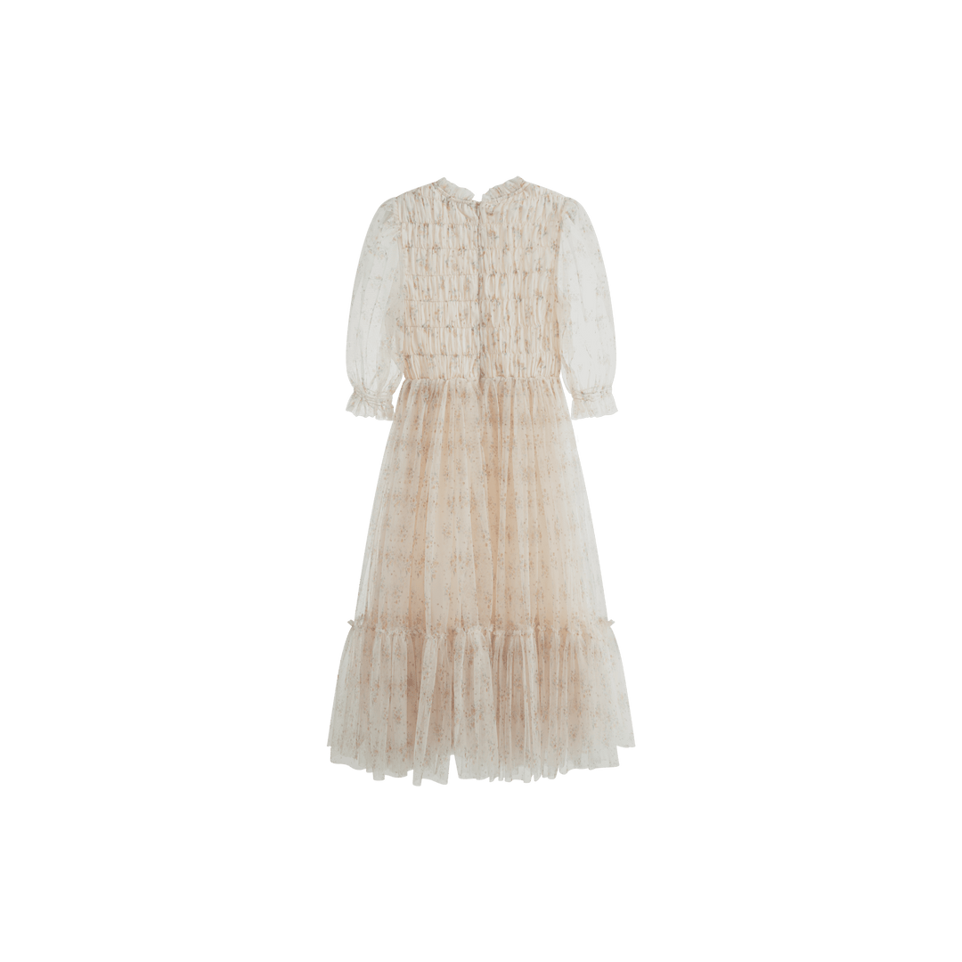 Valentina Dress Cream Flower - Cream Flower - Posh New York