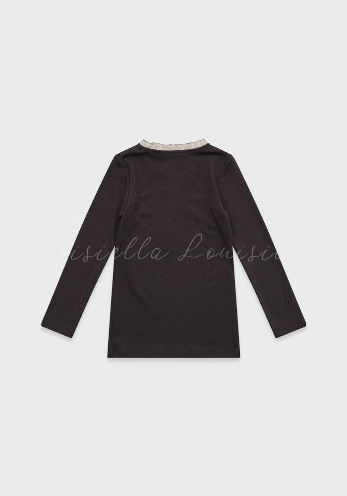 Vania T-Shirt - Charcoal - Posh New York