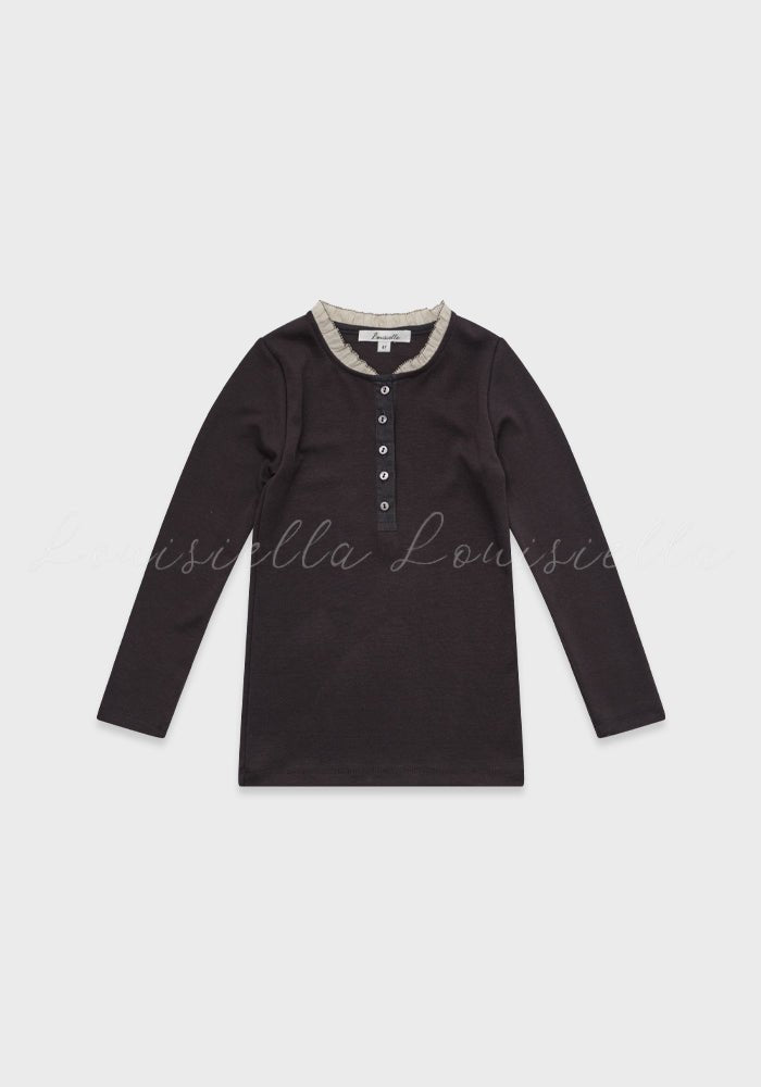 Vania T-Shirt - Charcoal - Posh New York