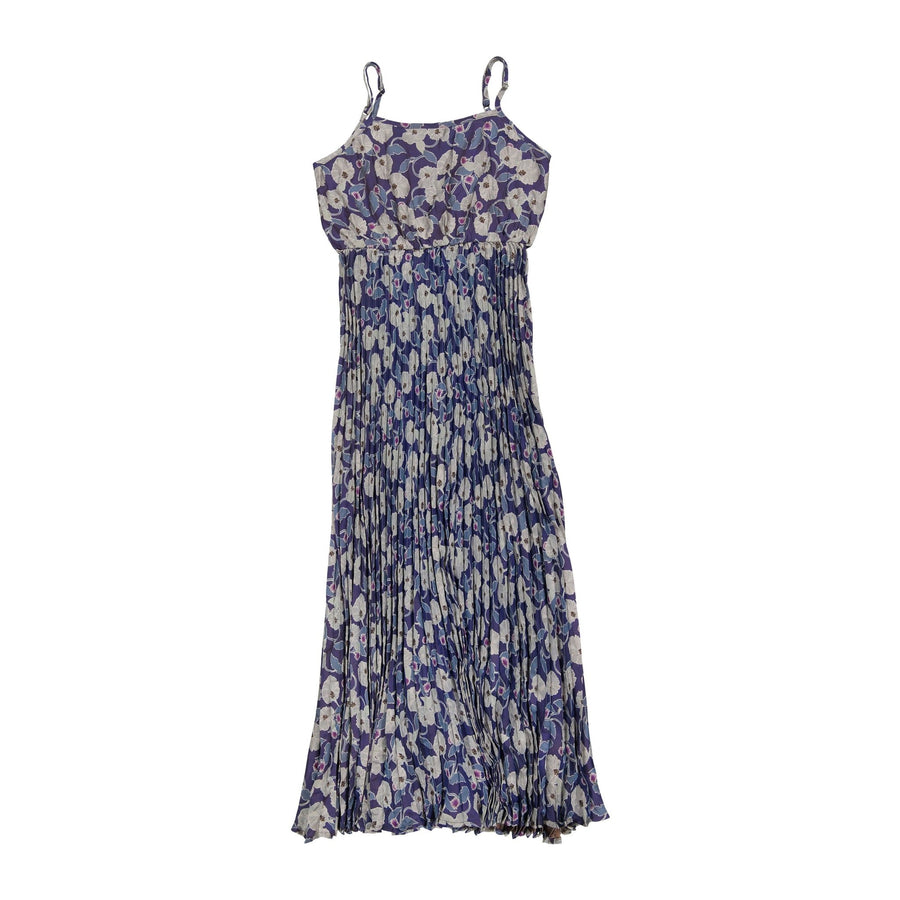 Violet/Grey Floral Slip Dress - Violet/Grey - Posh New York