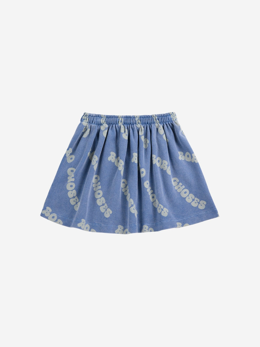 Wavy Bobo Choses Waffle Skirt - Blue - Posh New York