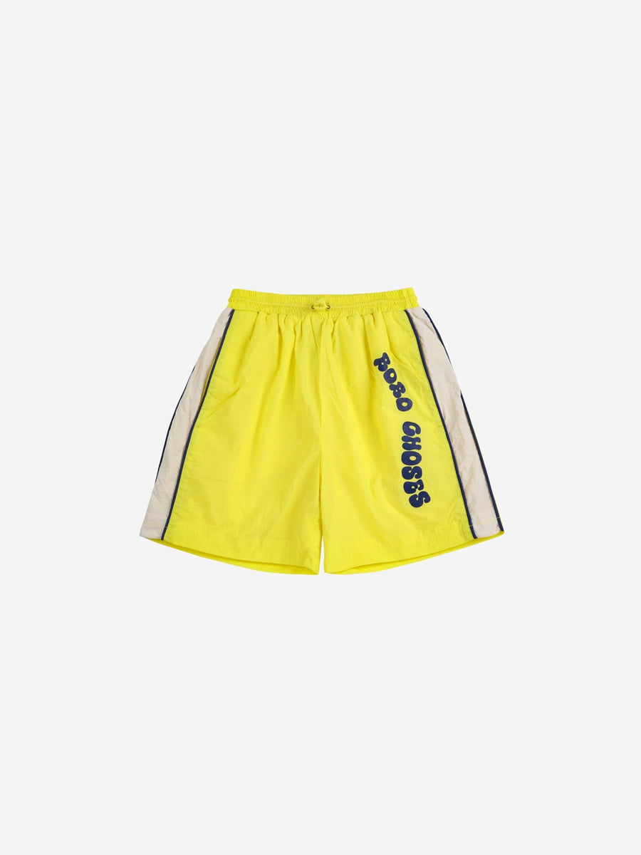 Wavy Tracksuit Shorts - Light Yellow - Posh New York