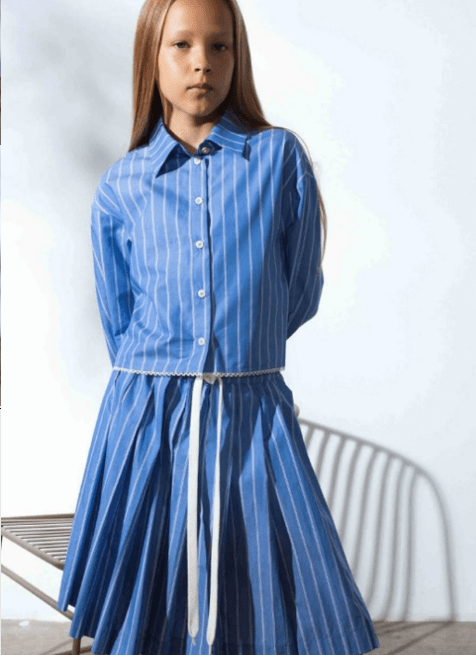 West Shirt - Dark Blue Stripes - Posh New York