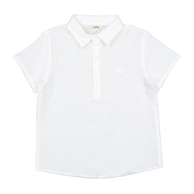 White Textured Shirt - White - Posh New York