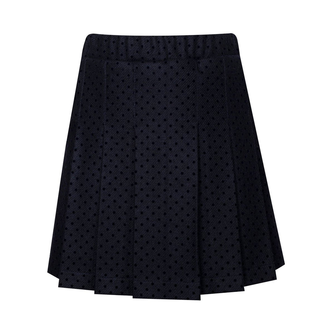 Wool Long Skirt Onyx - Dark Blue - Posh New York