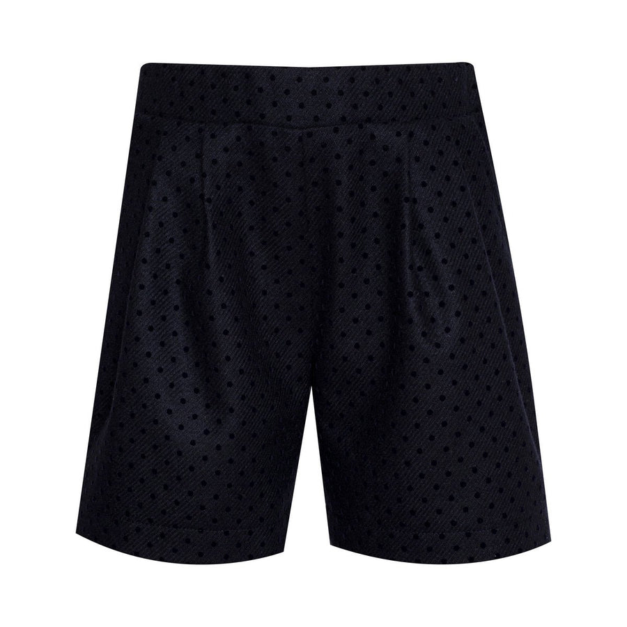 Wool Shorts Onyx - Dark Blue - Posh New York