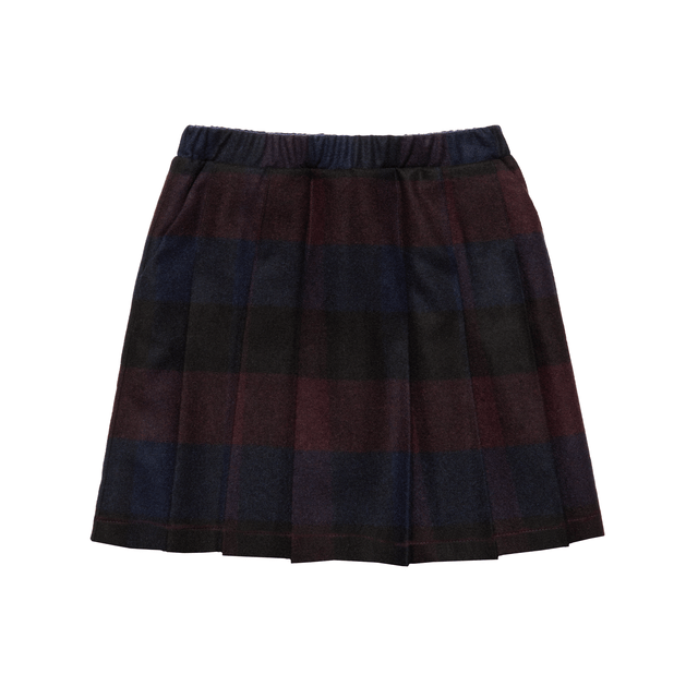 Wool Skirt Gia - Aubergine - Posh New York