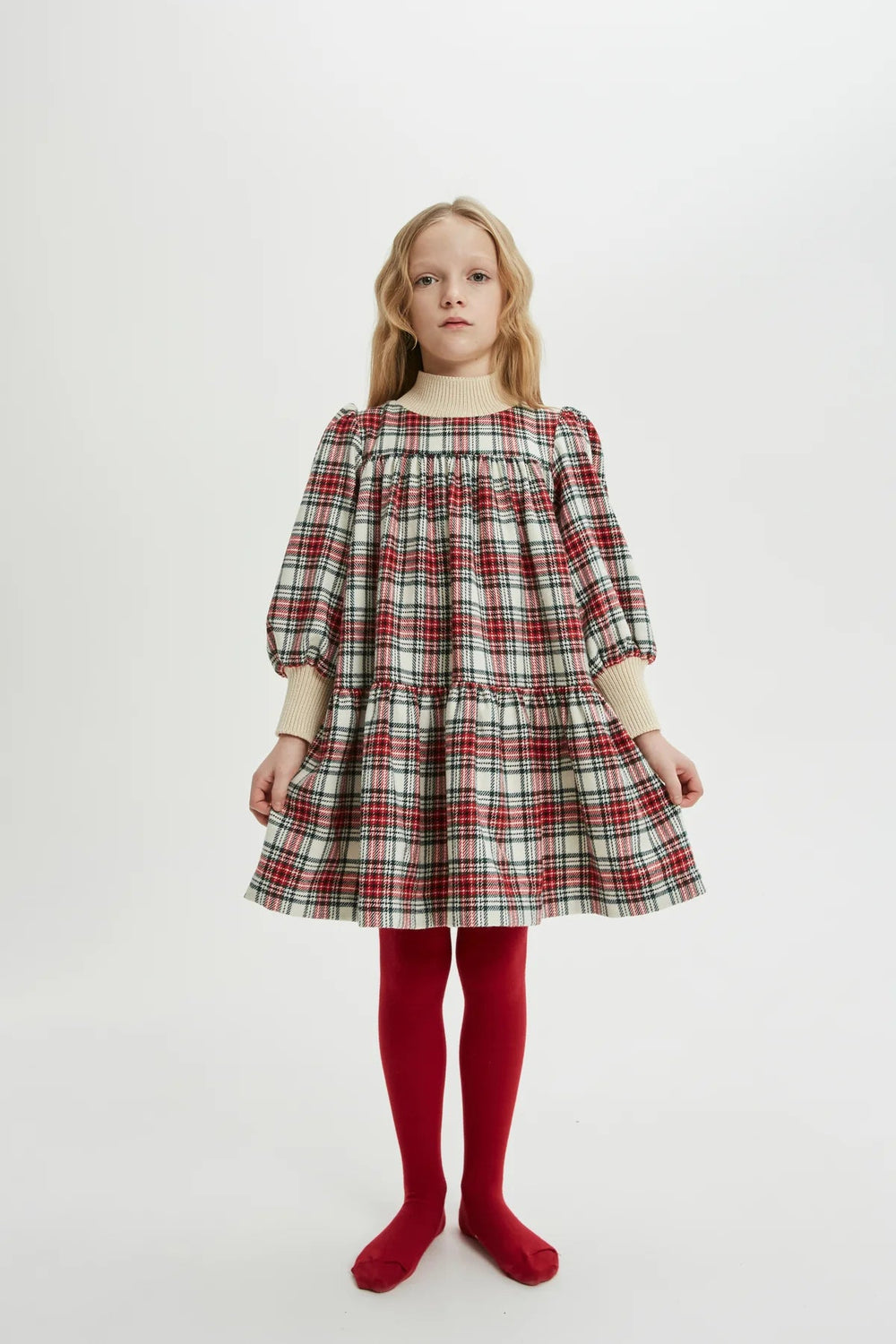 Word of Mouth Dress - England Check - Posh New York