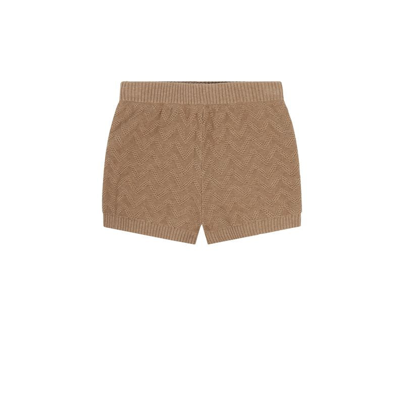 ZigZag Shorts - Camel Melange - Posh New York