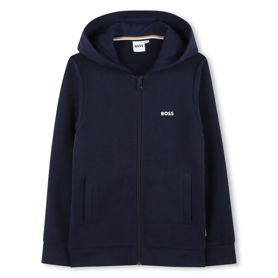 Zip Up Hoodie - Navy - Posh New York