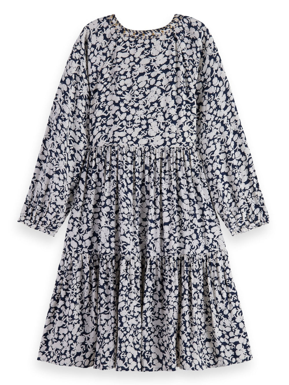 All Over Printed and Embellished Dress - Anchor Flo - Posh New York