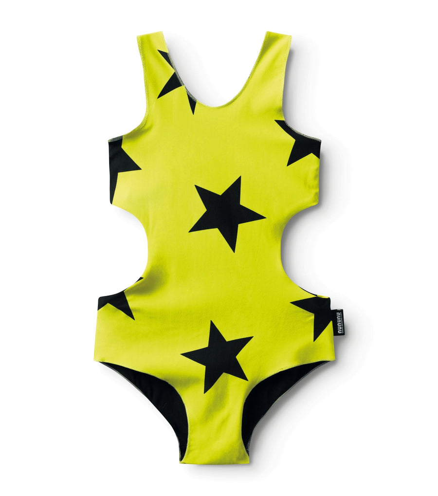All Star Cut Out Swimsuit - Hot Lime - Posh New York