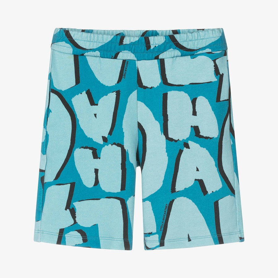 Aloha Fleece Shorts - Blue - Posh New York